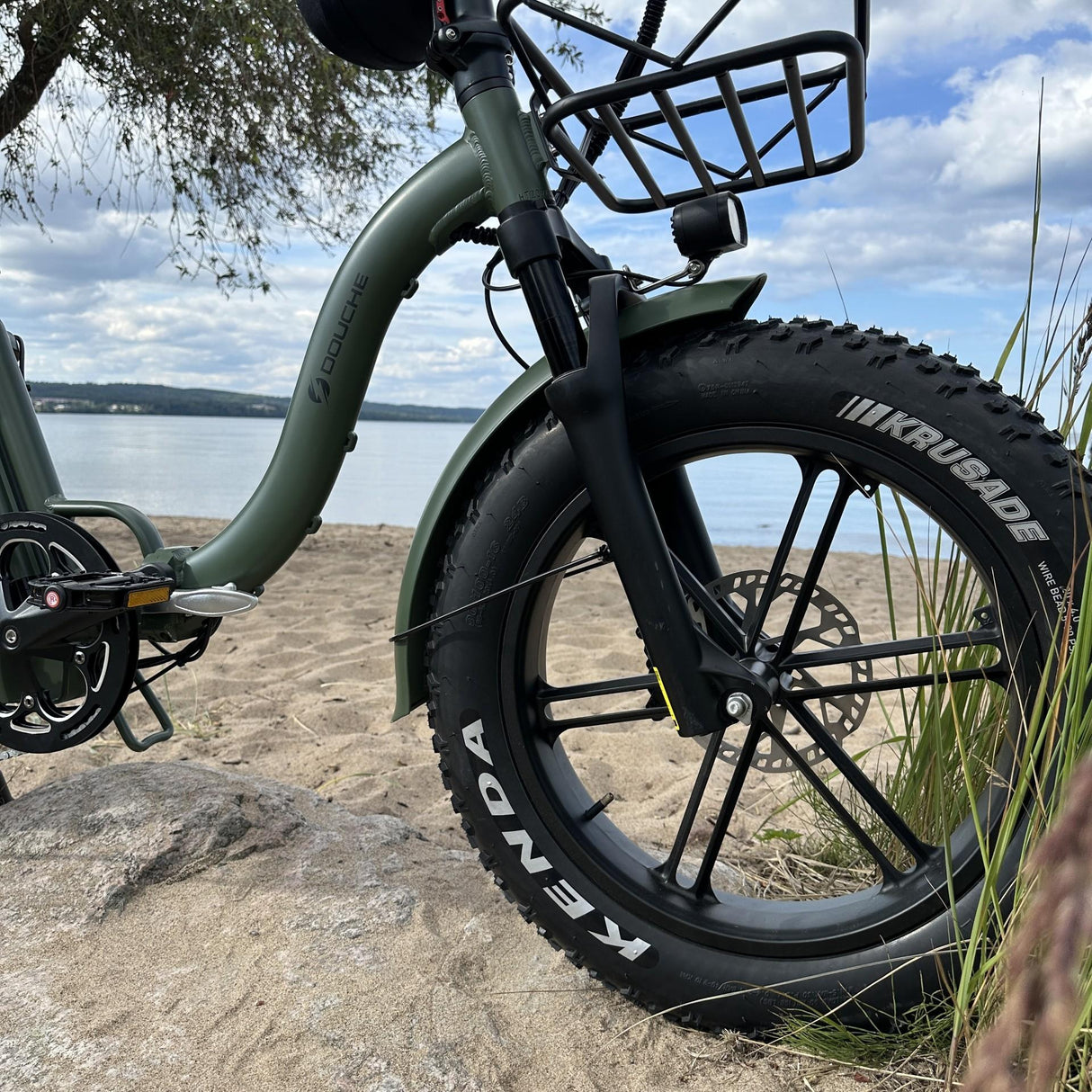 Elcykel DOUCHEBIKE 250W SVAN - Hopfällbar - Räckvidd 100km