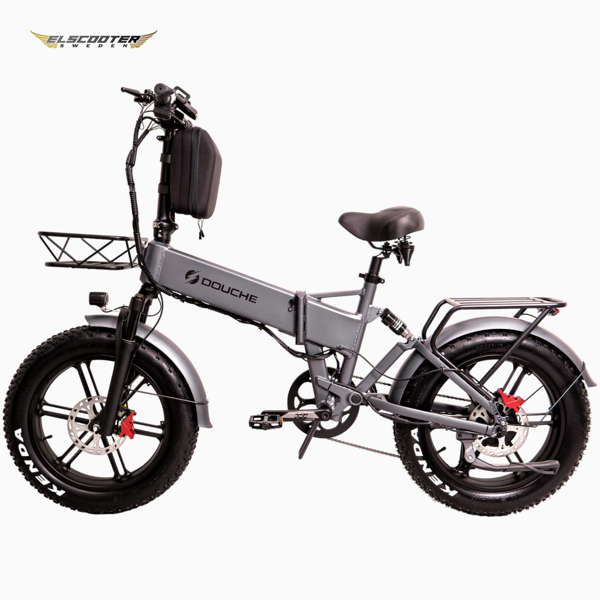 Elcykel DOUCHEBIKE 1000W STIL - hopfällbar - räckvidd 100km
