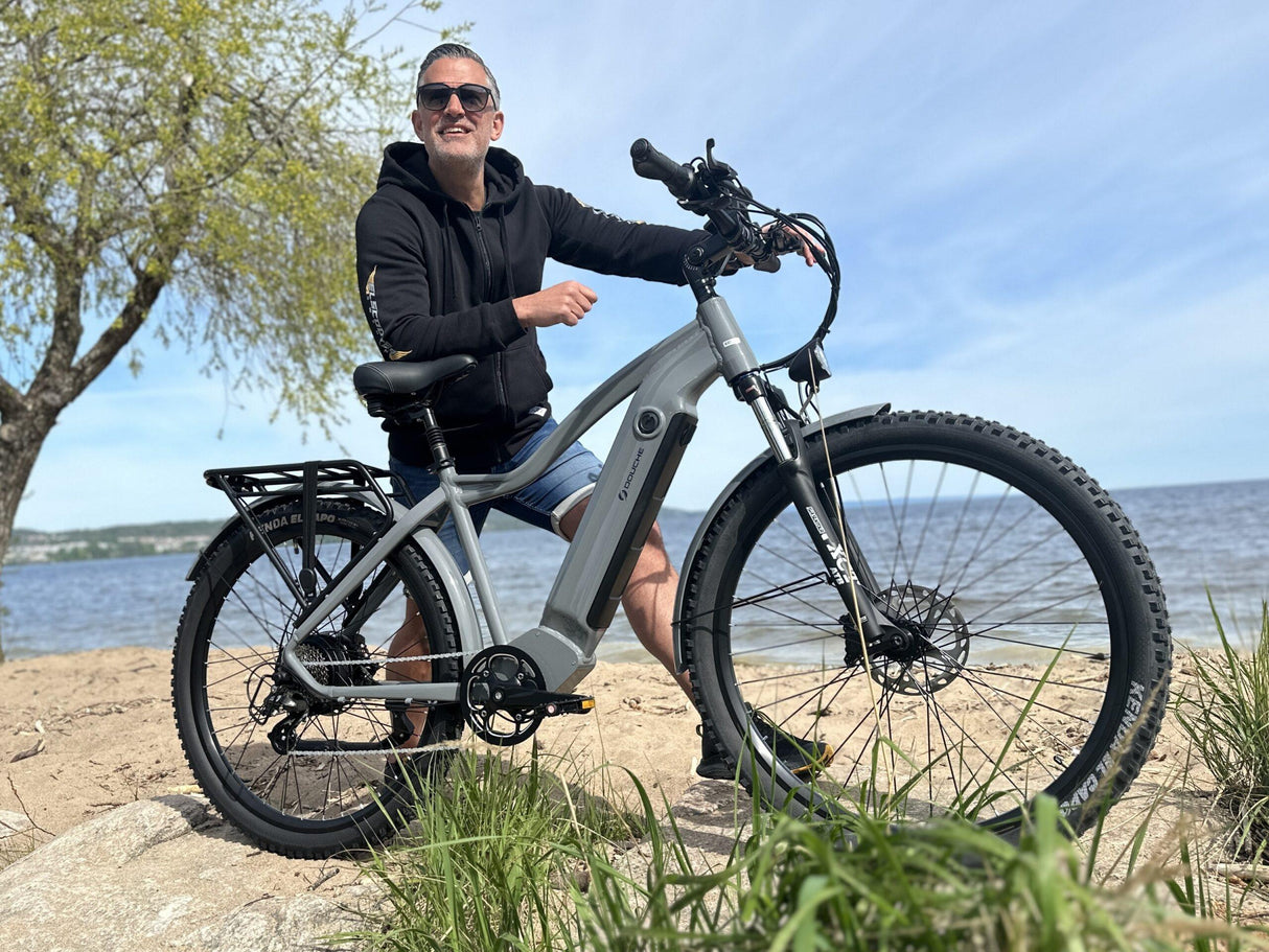Elcykel DOUCHEBIKE 1000W PATRON - Räckvidd 100 km