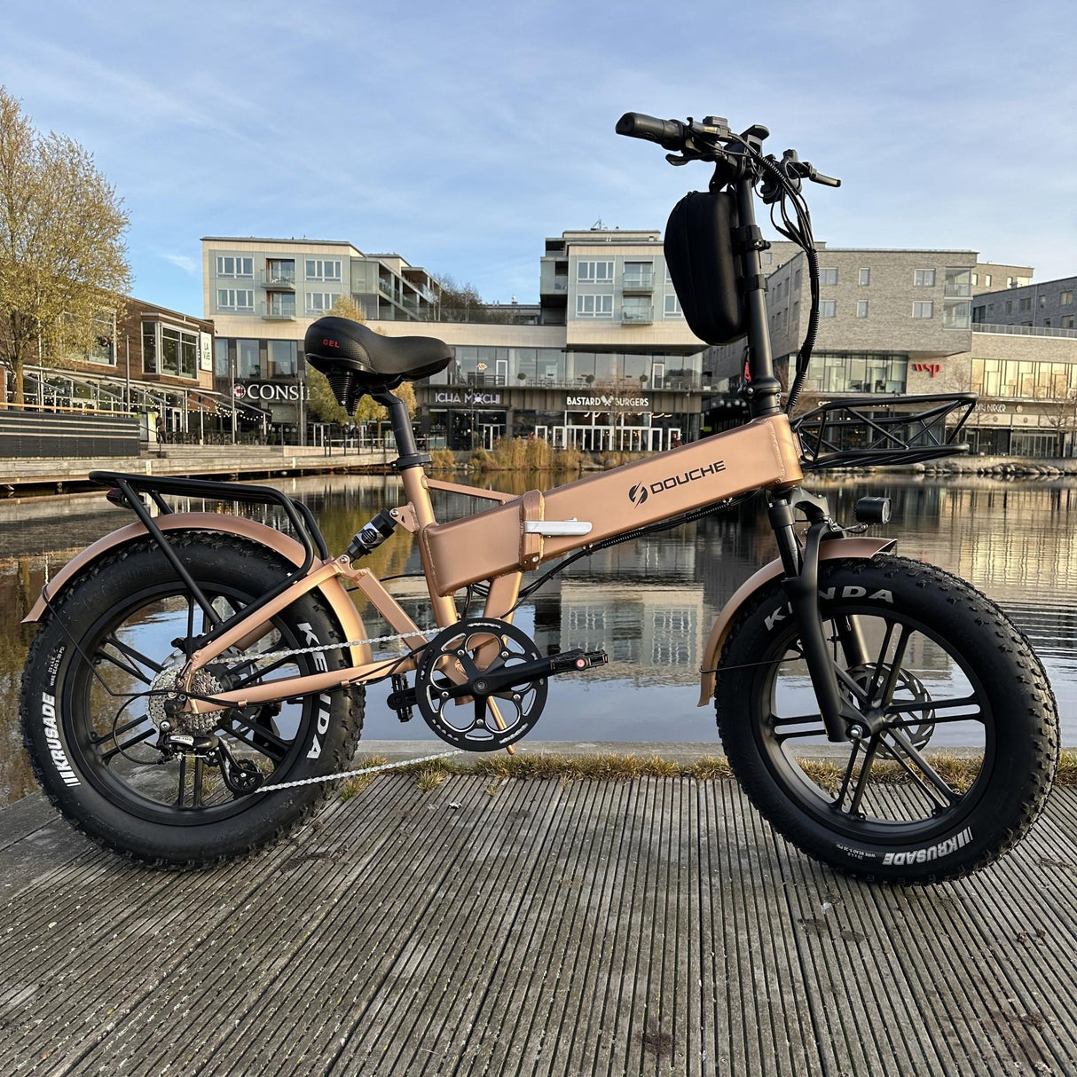 Elcykel DOUCHEBIKE 1000W STIL - hopfällbar - räckvidd 100km