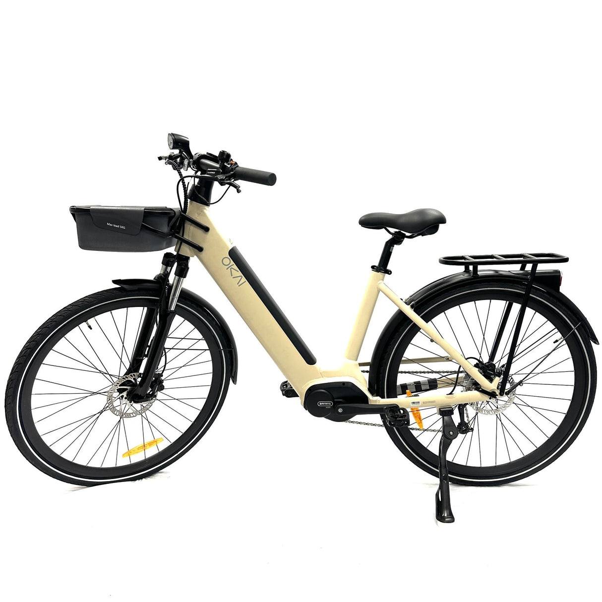Elcykel OKAI 250W mittmotor - räckvidd 100 km+