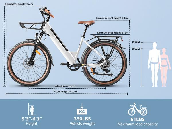 Elcykel DOUCHE Kaisa 250W
