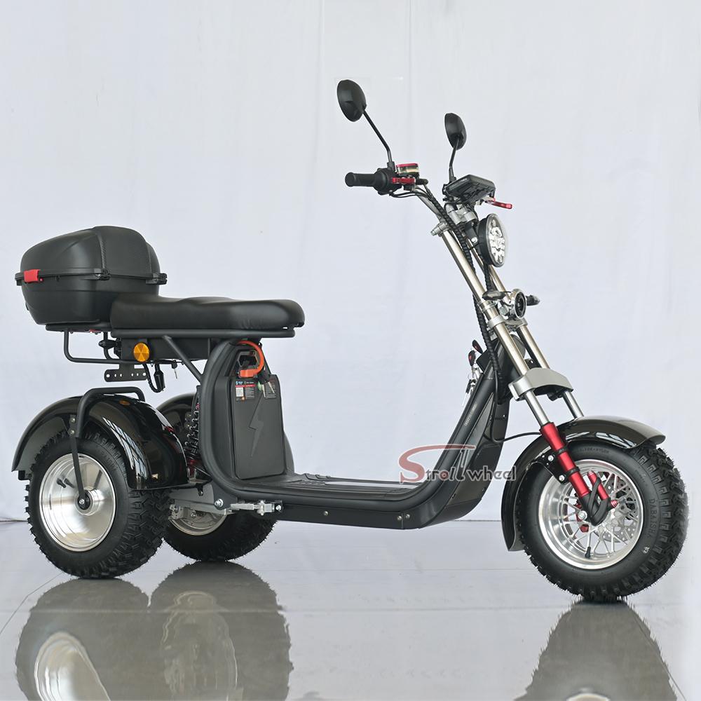 Elmoped M3 TRIKE 4000W - 2-hjuls drift - räckvidd 10 mil