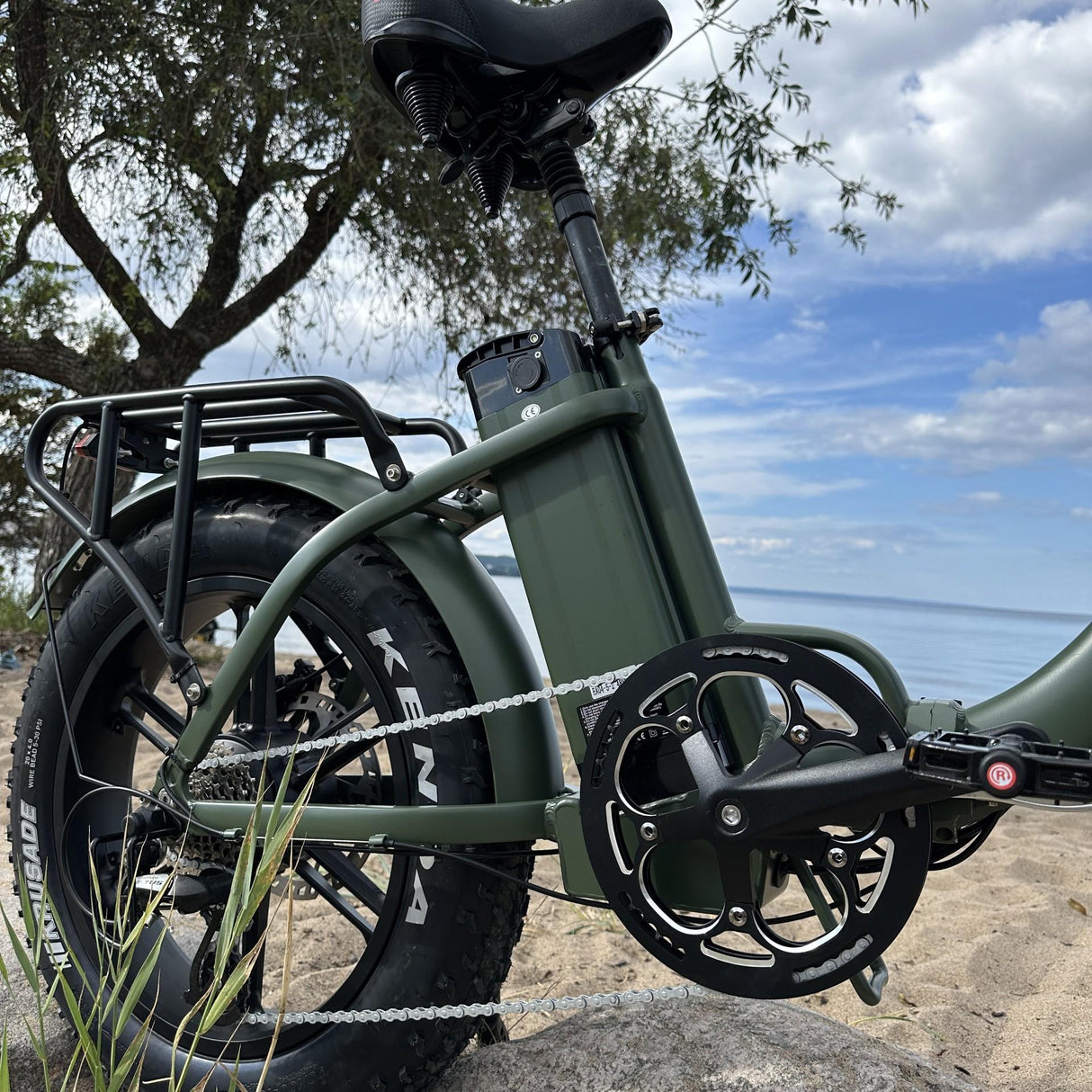 Elcykel DOUCHEBIKE 250W SVAN - Hopfällbar - Räckvidd 100km