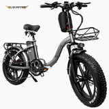 Elcykel DOUCHEBIKE 1000W SVAN - hopfällbar - räckvidd 100km
