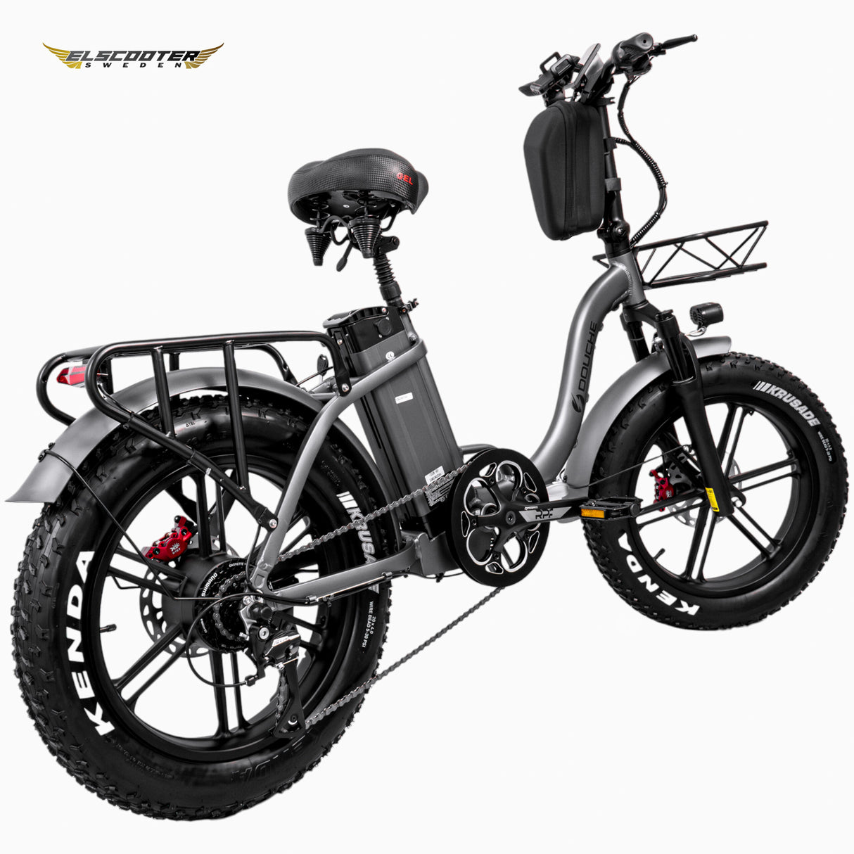 Elcykel DOUCHEBIKE 1000W SVAN - hopfällbar - räckvidd 100km