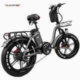 Elcykel DOUCHEBIKE 1000W SVAN - hopfällbar - räckvidd 100km