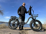 Elcykel DOUCHEBIKE 1000W SVAN - hopfällbar - räckvidd 100km