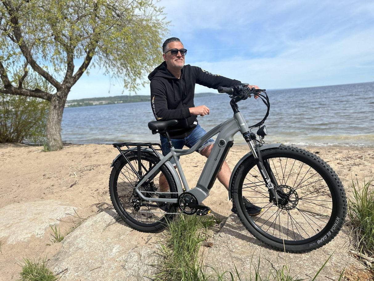 Elcykel DOUCHEBIKE 1000W PATRON - Räckvidd 100 km