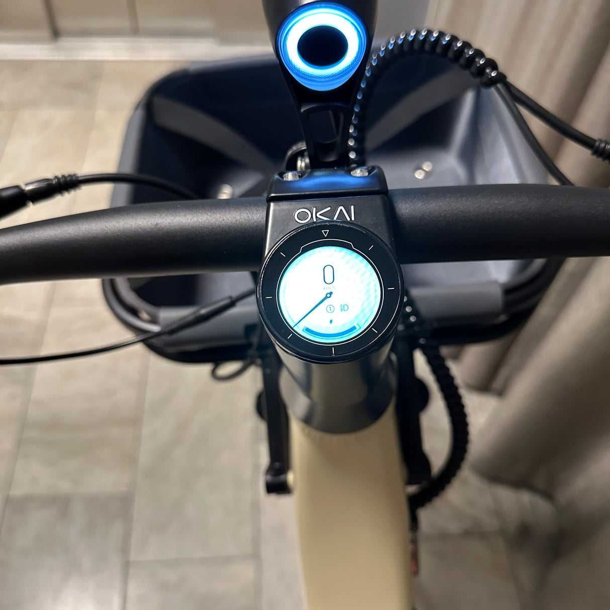 Elcykel OKAI 250W mittmotor - räckvidd 100 km+