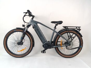 helbild gra elcykel Elcykel DOUCHEBIKE 250W ELIT med remdrift - räckvidd 110km