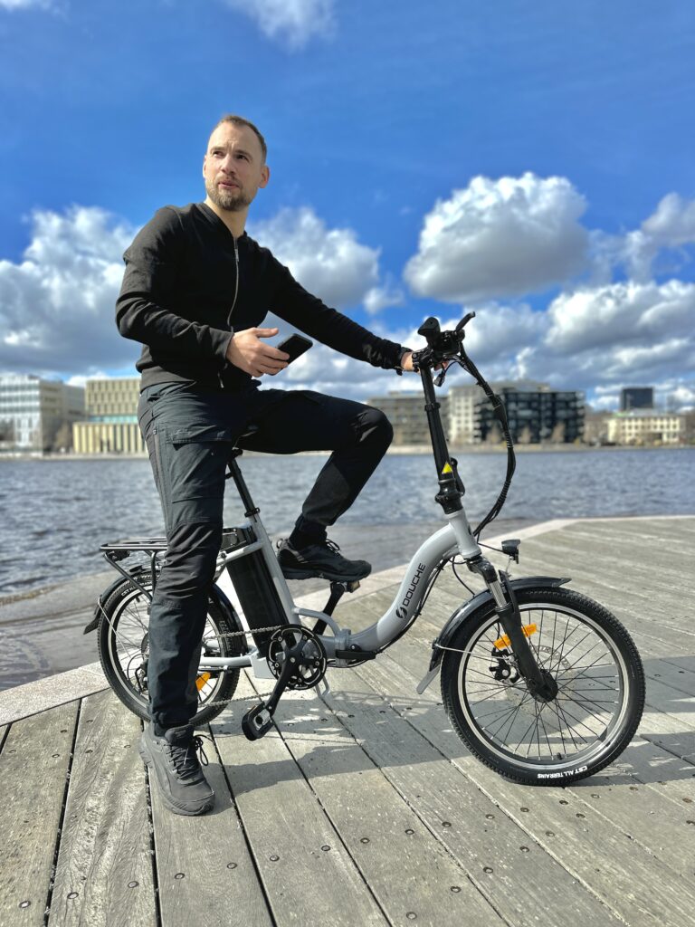 Elcykel DOUCHEBIKE 250W FLEX - Hopfällbar - Räckvidd 80 km 36 DOUCHE 250W FLEX