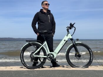 jioji Elcykel DOUCHEBIKE 250W MINT - 100km räckvidd
