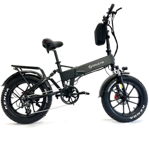 Elcykel 750W stark motor stilette 2 Elcykel DOUCHEBIKE 750W STILETTE Elcykel DOUCHEBIKE 750W STILETTE - Hydrauliska bromsar - Räckvidd 70km - Hopfällbar