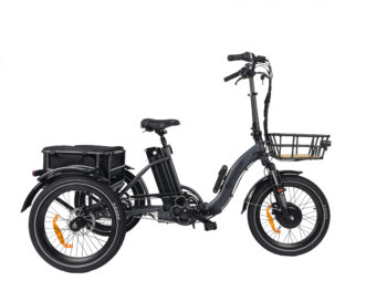 Trehjulig elcykel DOUCHE TRIKE - räckvidd 10 mil